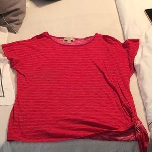 Michel Kors side tie t-shirt